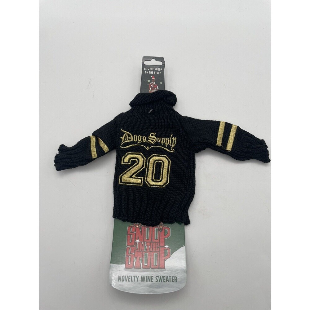 Snoop On The Stoop Dogg Supply Novelty Wine Black Sweater NEW Fits Doll # 20